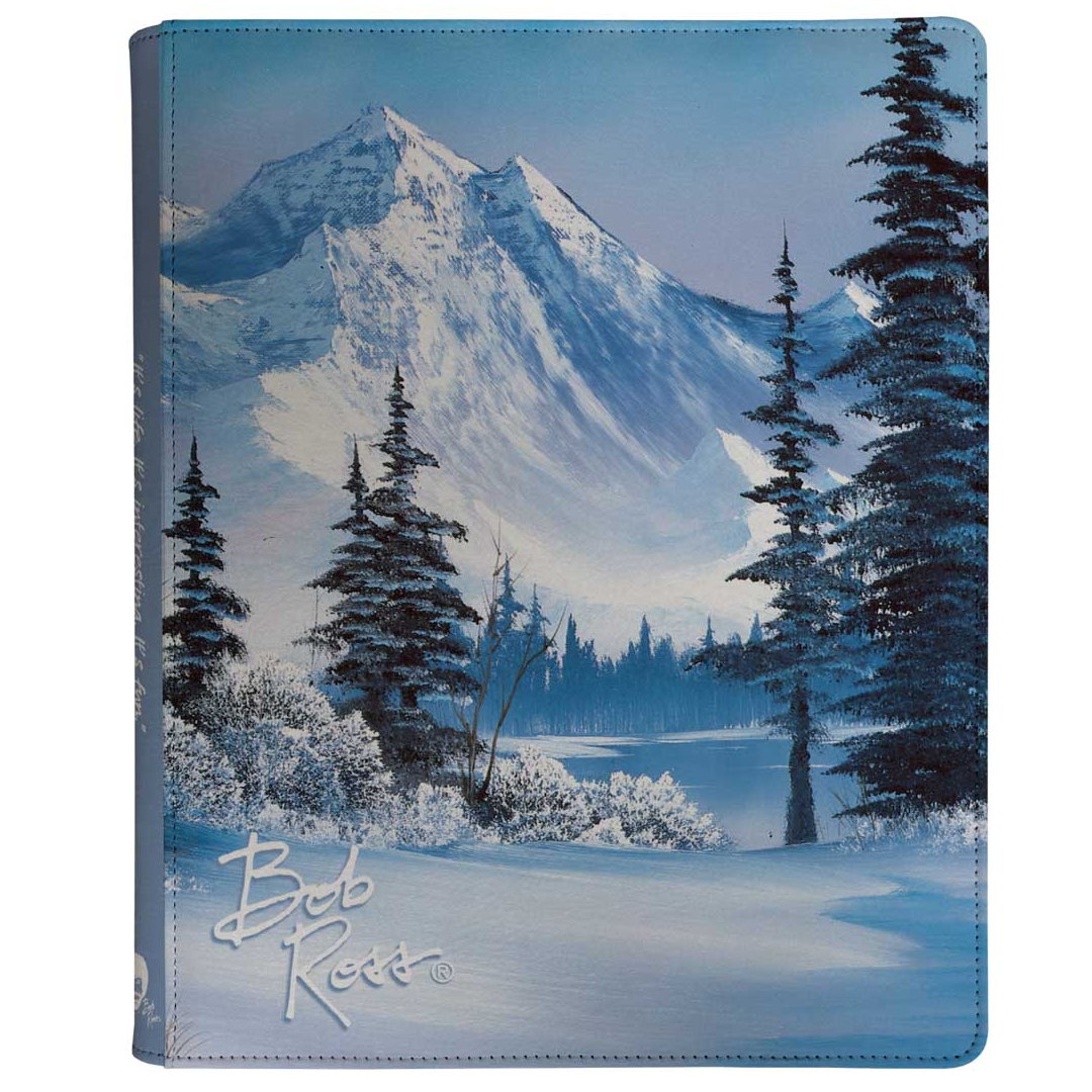 Ultra Pro Zippered PRO Binder 9-Pocket Bob Ross Winter Paradise - Accessory