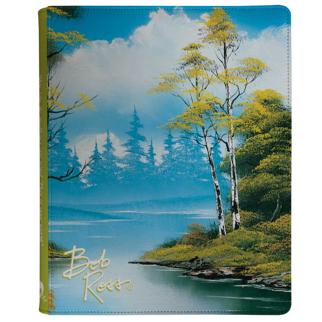 Ultra Pro Zippered PRO Binder 9-Pocket Bob Ross Lakeside Path - Accessory