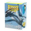 Dragon Shield Sleeves: Standard Matte Dual 100 Count - SKYBLUE & SILVER - Accessory
