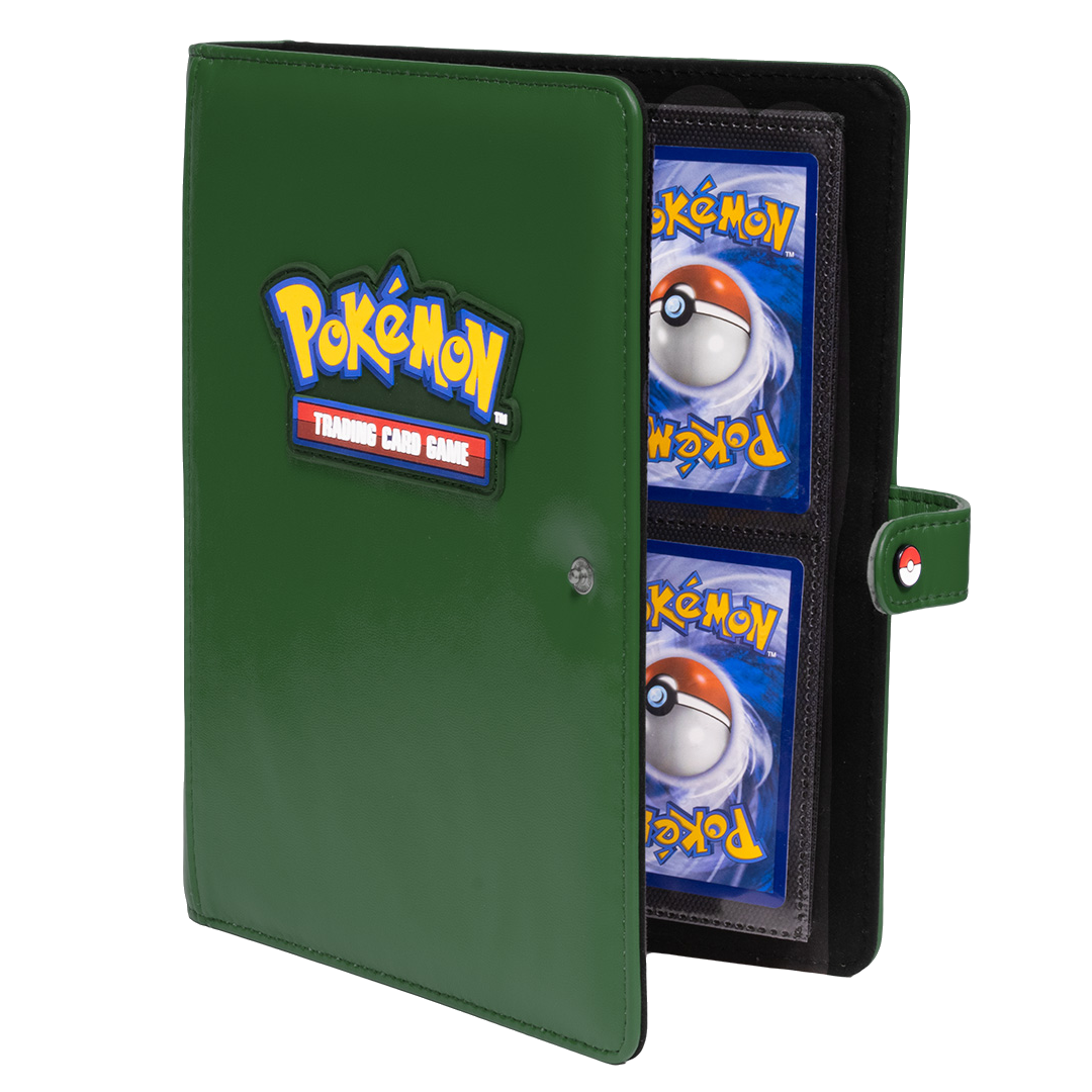 Ultra Pro Premium Snap Binder 4-Pocket Pokemon - GREEN - Accessory