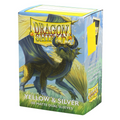 Dragon Shield Sleeves: Standard Matte Dual 100 Count - YELLOW & SILVER - Accessory