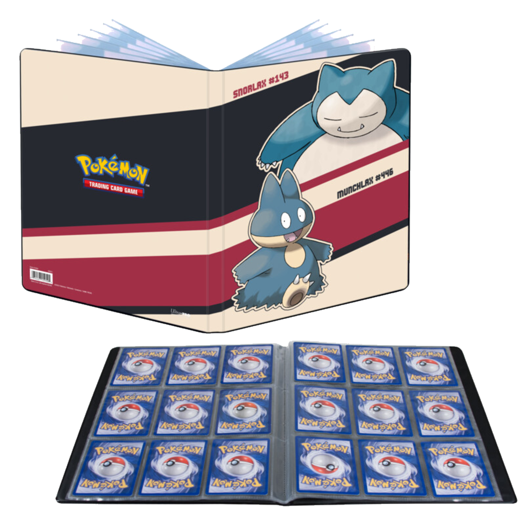 Ultra Pro Portfolio 9 Pocket Pokemon Snorlax and Munchlax - Accessory