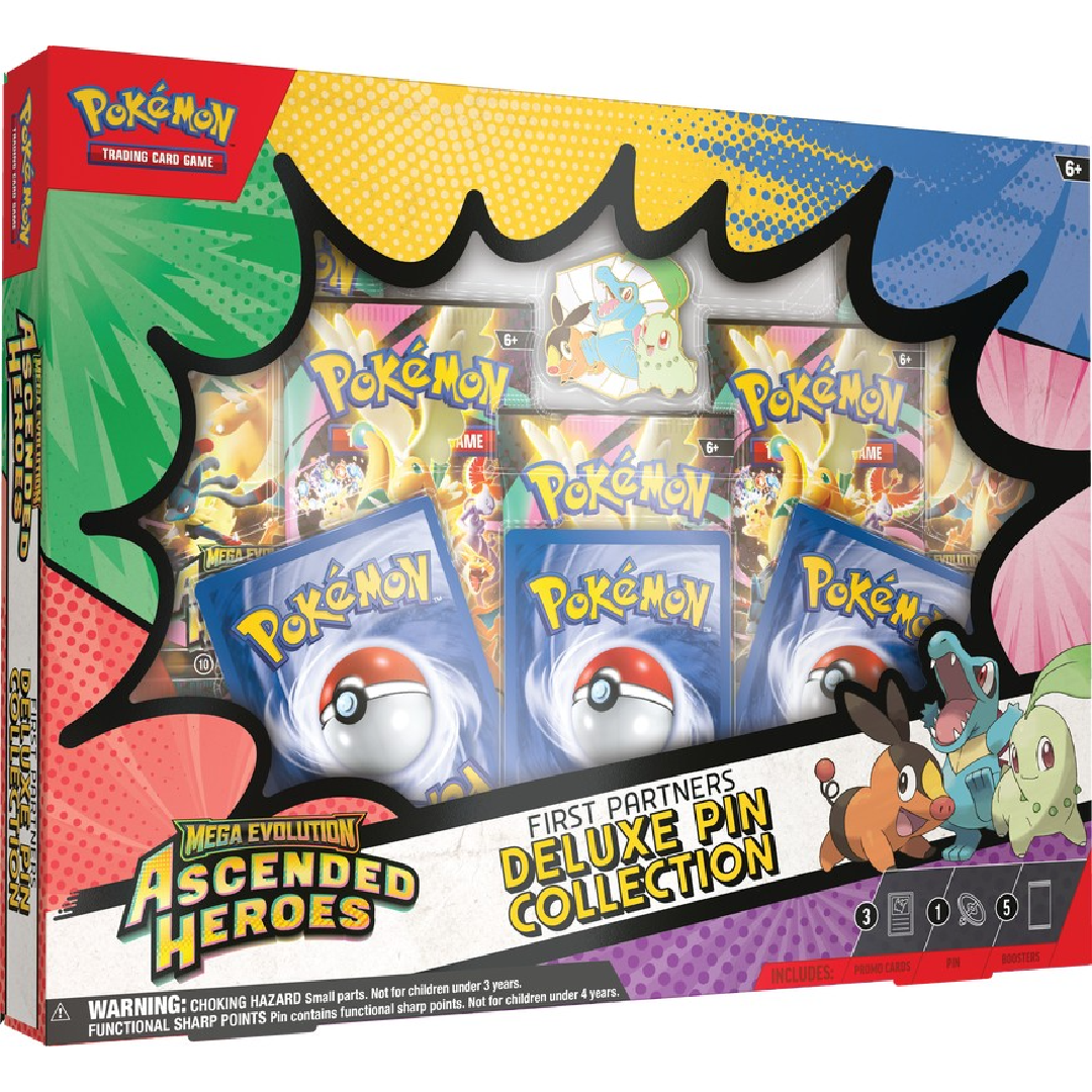Mega Evolution: Ascended Heroes First Partners Deluxe Pin Collection - Pokemon Sealed