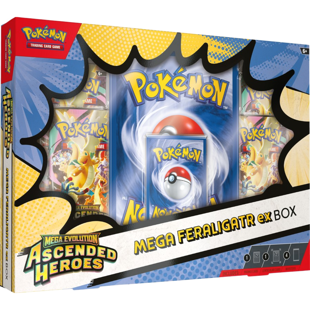 Mega Evolution: Ascended Heroes Mega Ex Box (Feraligatr) - Pokemon Sealed