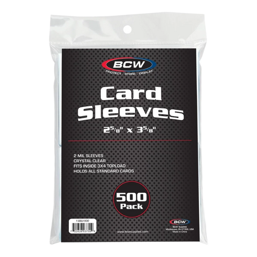 500 BCW Standard Card Sleeves - Accessory