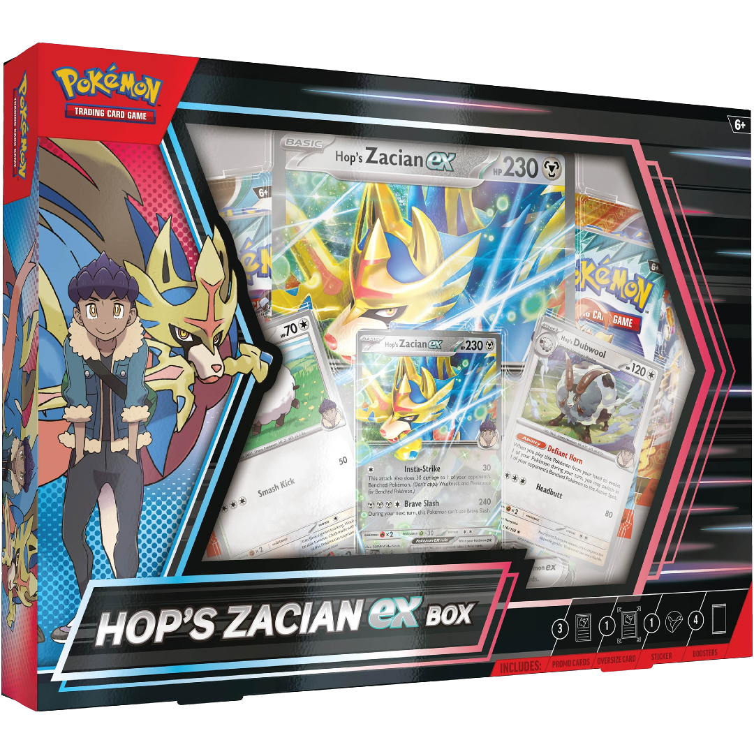 Hop's Zacian ex Box - Pokemon Sealed