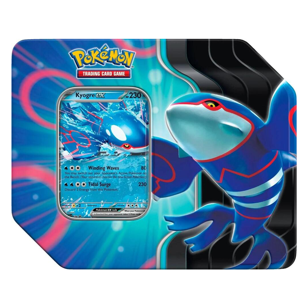 Azure Legends Tin - Kyogre ex - Pokemon Sealed
