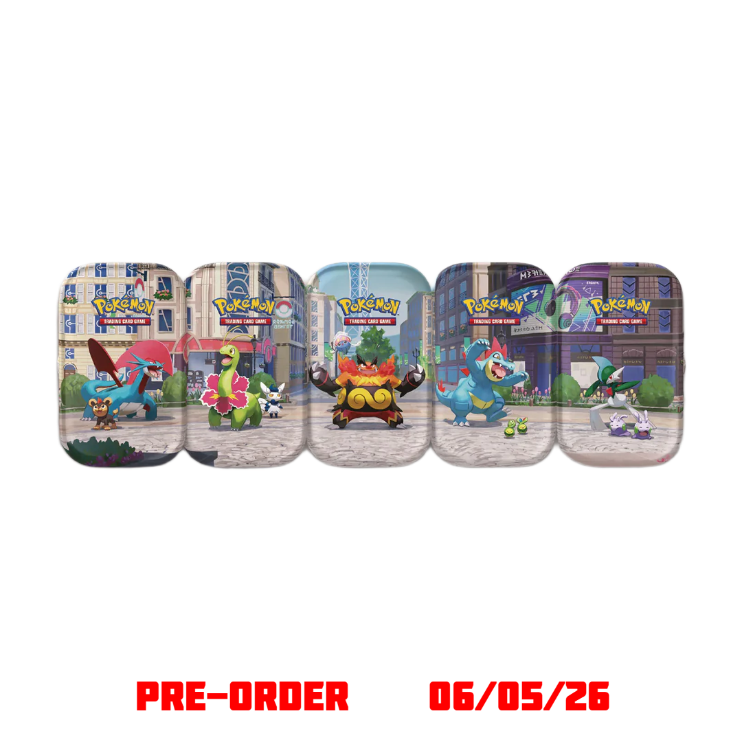 Lumiose City Mini Tins (Set of 5) - Pokemon Sealed