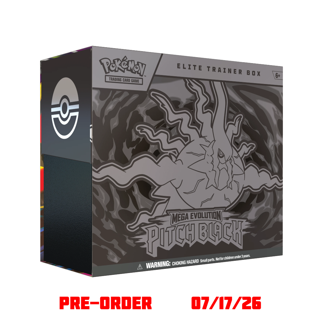 Mega Evolution: Pitch Black Elite Trainer Box (Early Bird Special) - Pokemon Sealed