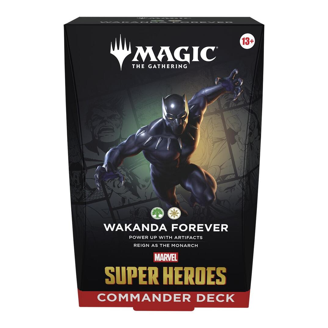 Magic the Gathering: Universes Beyond Marvel Super Heroes Commander Deck - Wakanda Forever - Other TCG